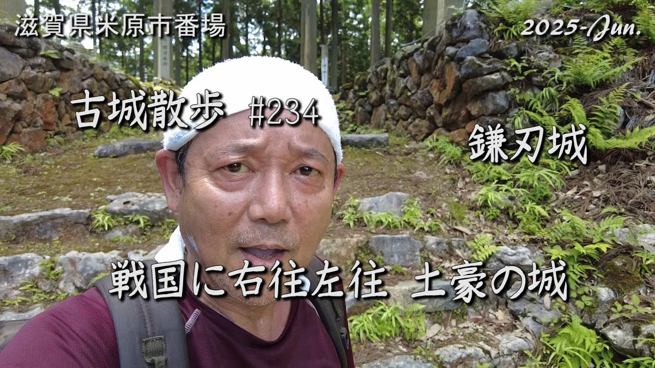【城跡めぐり】鎌刃城(滋賀県) 古城散歩No.234 戦国に右往左往土豪の城