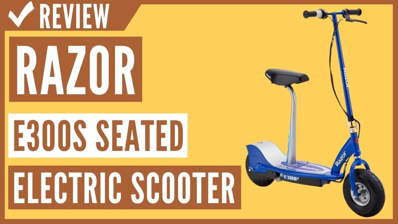 Razor E300s Seated Electric Scooter Review Youtube