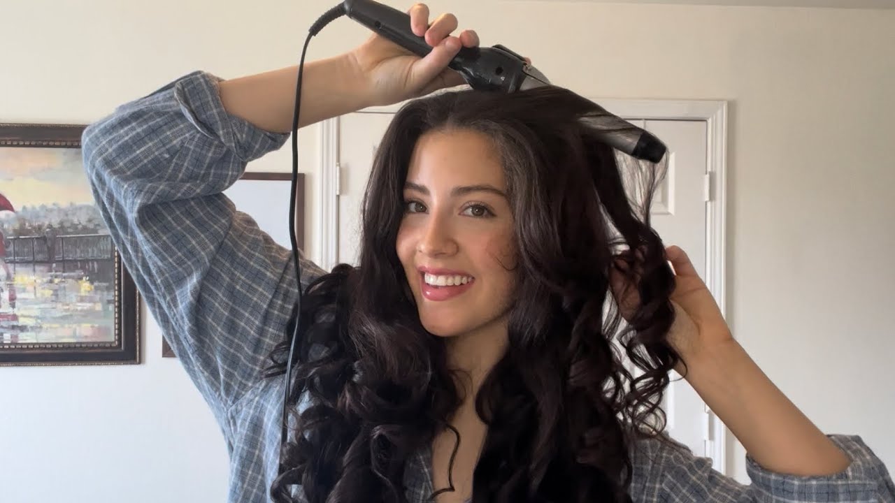 curling-my-already-curly-hair-for-the-first-time-youtube