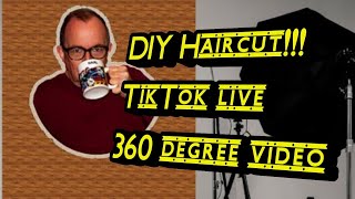 DIY haircut l TikTik LIVE recording l 360 l Powerdirector