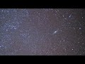 Andromeda galaxy timelapses 4k