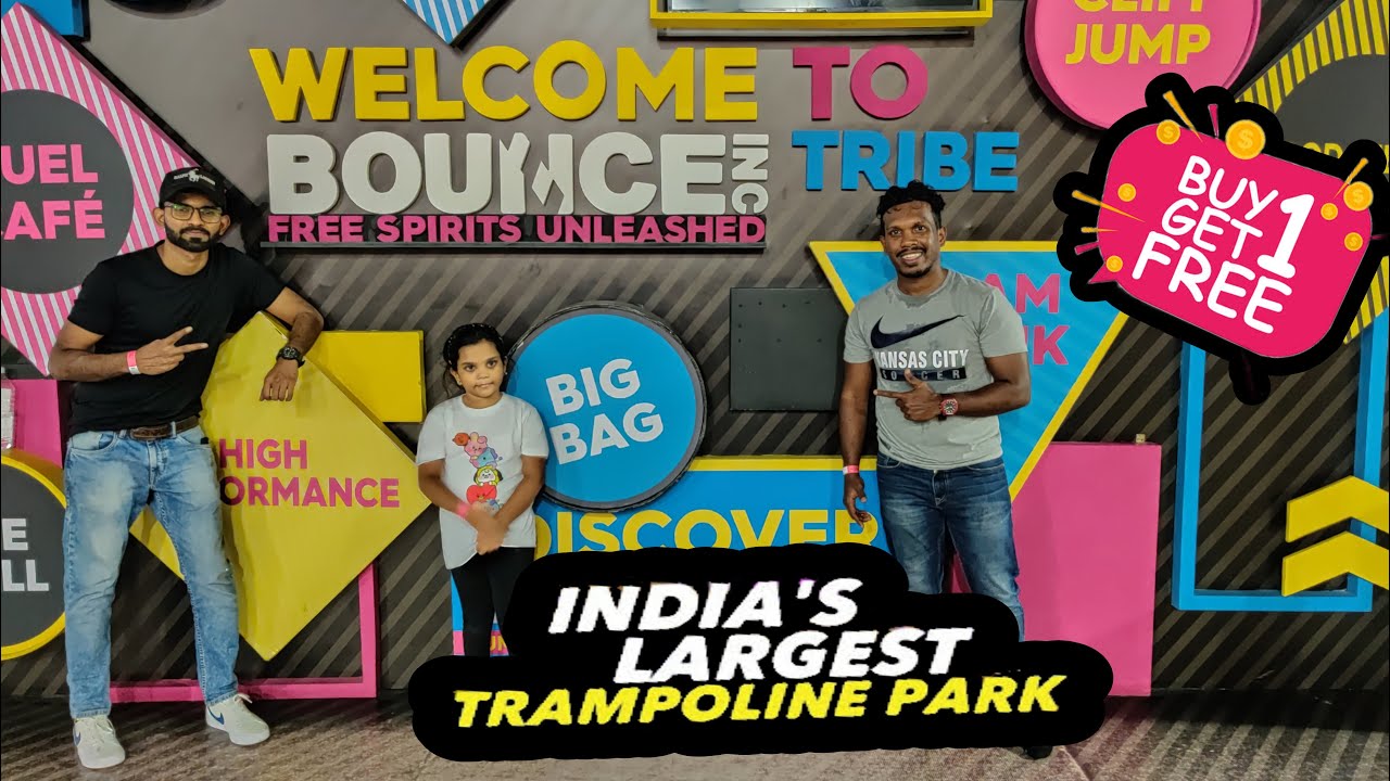 India’s largest Trampoline Park Bounce Trampoline park in Mumbai