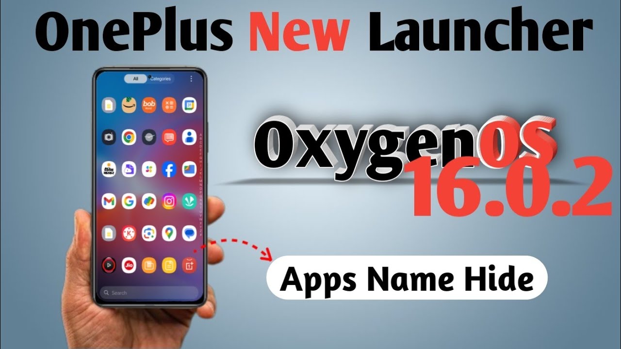 OxygenOS 16 Launcher New Update! Hide Apps Nemes in The App Drawer 🔥