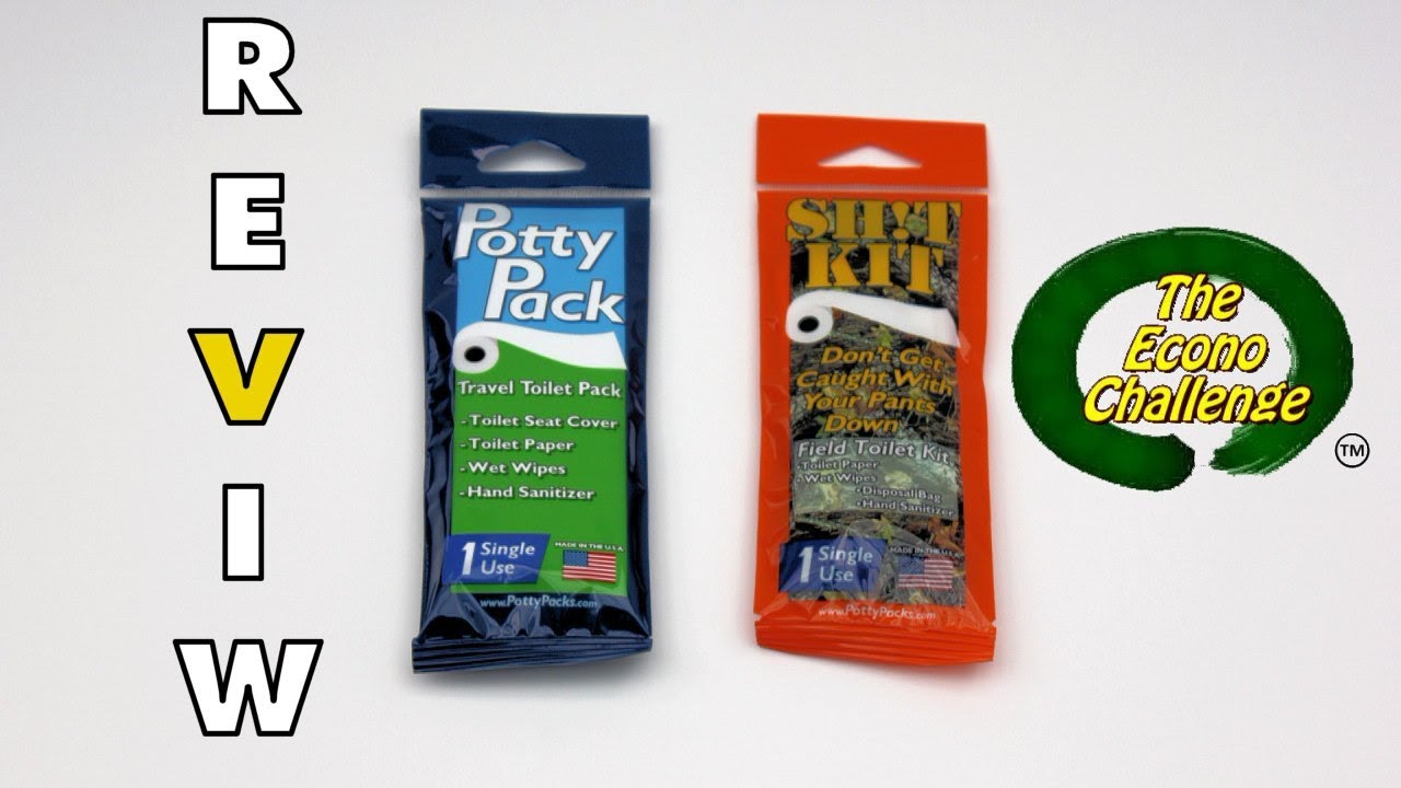 Potty Pack and Sh!t Kit Review - Poop in the Woods - YouTube