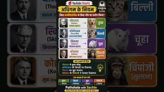 UPTET/CTET 2026 Psychology Trick 🔥 | Pavlov, Thorndike, Skinner &amp; Kohler | अधिगम के नियम #Shorts