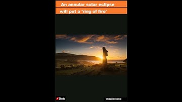 An annular solar eclipse will put a 