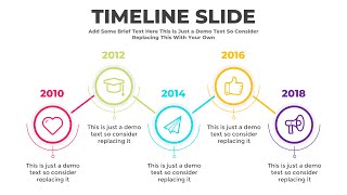 Animated PowerPoint Timeline Slide Making Tutorial