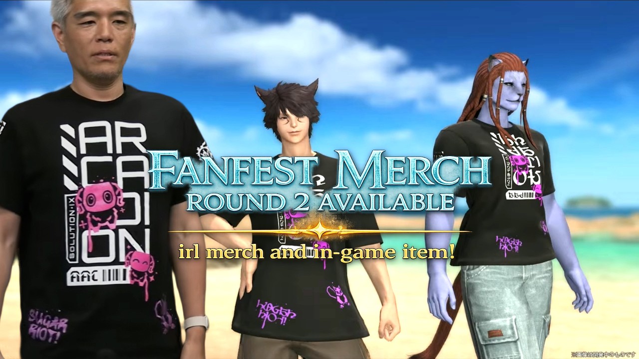 FFXIV: Fanfest Merch Round 2 Available + In-Game Item Announced