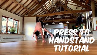 Straight Arm Press To Handstand Tutorial