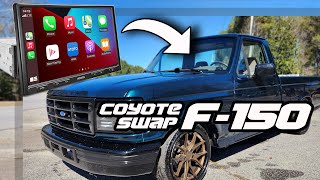Amazon's cheapest Atoto F7 10' touchscreen radio installed in our Coyote Swap F150