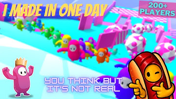 Making of Fall Guys Game in One Day || Seesaw Level
