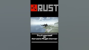 This AIRSHIP JET Drop in Rust Is Next Level 🚀😱 #rust #раст #rustgame #rustclips #gaming #jet #shorts