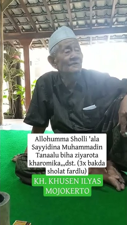 IJASAH DARI MBAH KH. KHUSEN ILYAS | MOJOKERTO