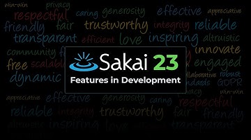 Sakai 23 - Features in Development