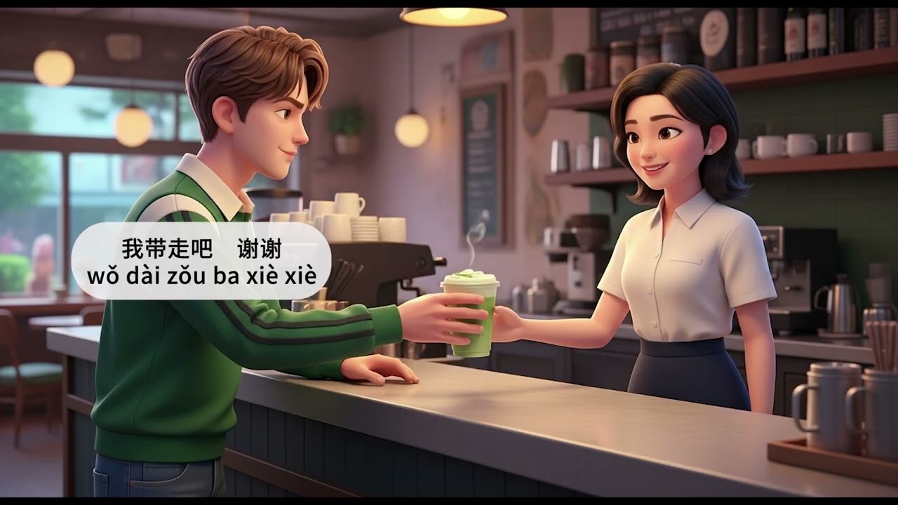HSK 4-6 Учим китайский | Как заказать напитки в кафе ☕️🍵