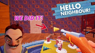 Hello Neighbour Full Game Act 3 | How to get the Gun EP8