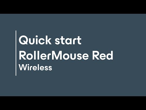 Getting Started with RollerMouse Red Wireless | Contour Design