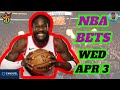 NBA Picks Today 4/3/2024 | FREE NBA Best Bets | CHEF D