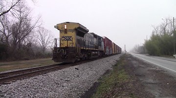 (Must See) CSXT F732-28 GP38-3 Horn Salutes & Locomotive Shuts Down  & has to get a Rescue Engine