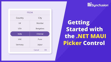 Getting Started with the .NET MAUI Picker Control