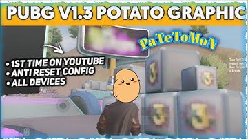 UNLOCK POTATO GRAPHICS IN PUBG MOBILE 1.3 | POTATO GRAPHICS CONFIG | 60FPS PaTeToMoN Config
