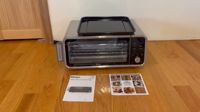 Restored Ninja FT301 Dual Heat Air Fry Countertop 11-in-1 Convection  Toaster Oven with Extended Height, XL Capacity, Flip Up & Away Capability  for