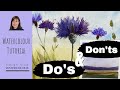 Do's & Don'ts Of Watercolour Painting - Techniques For Beginners