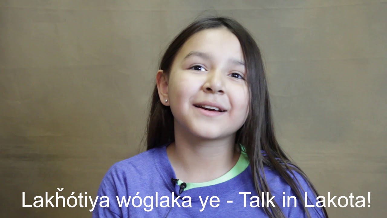 Lakota Word Wednesday Lakȟótiya wóglaka ye Talk in Lakota. YouTube