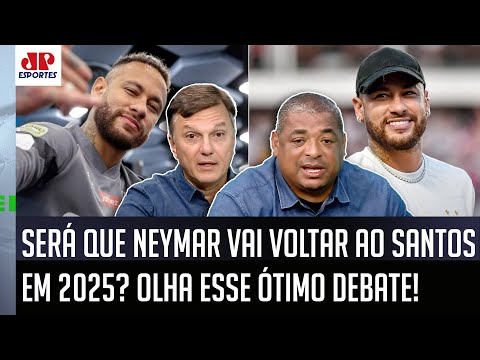 "O Neymar hoje é um JOGADOR IMAGINÁRIO, gente! E se ele VOLTAR ao Santos..." OLHA ESSE BAITA DEBATE!