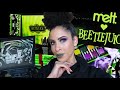 MELT X Beetlejuice Unboxing//Info, Swatches, + Demo | kinkysweat