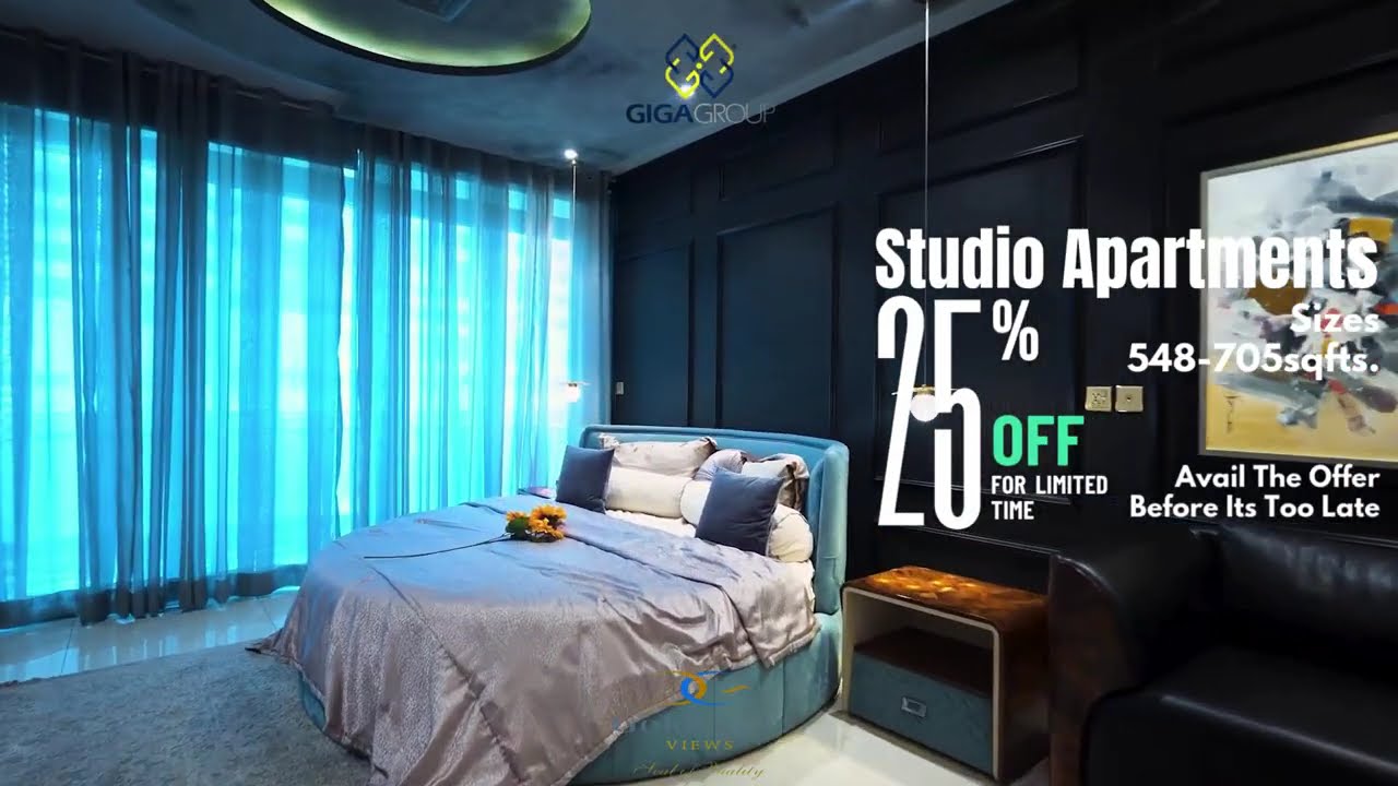 Most Luxury Furnished Apartment - GOLD CREST VIEWS by GIGA MALL