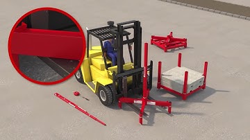 Combisafe Loading System MkII - 1500kg of ballast - TEAMSAFETY DIN OBEROENDE SÄKERHETSPARTNER