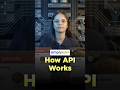 What Is An API? | How API Works? | API Explained In 60 Seconds | API Tutorial | #Shorts #Simplilearn
