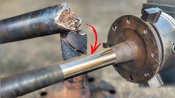 How A Mechanic Fixes The Unthinkable Broken Axle As Straight As An Arrow | Double Joint Work