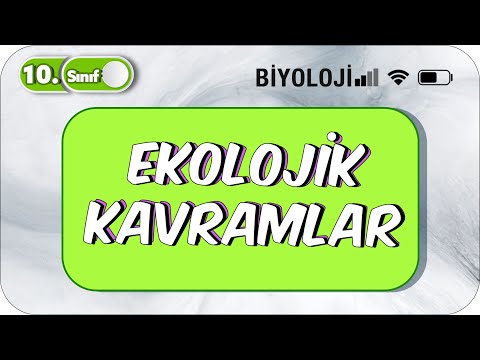 Ekolojik Kavramlar Konu Anlatımı ve Soru Çözümü #2023