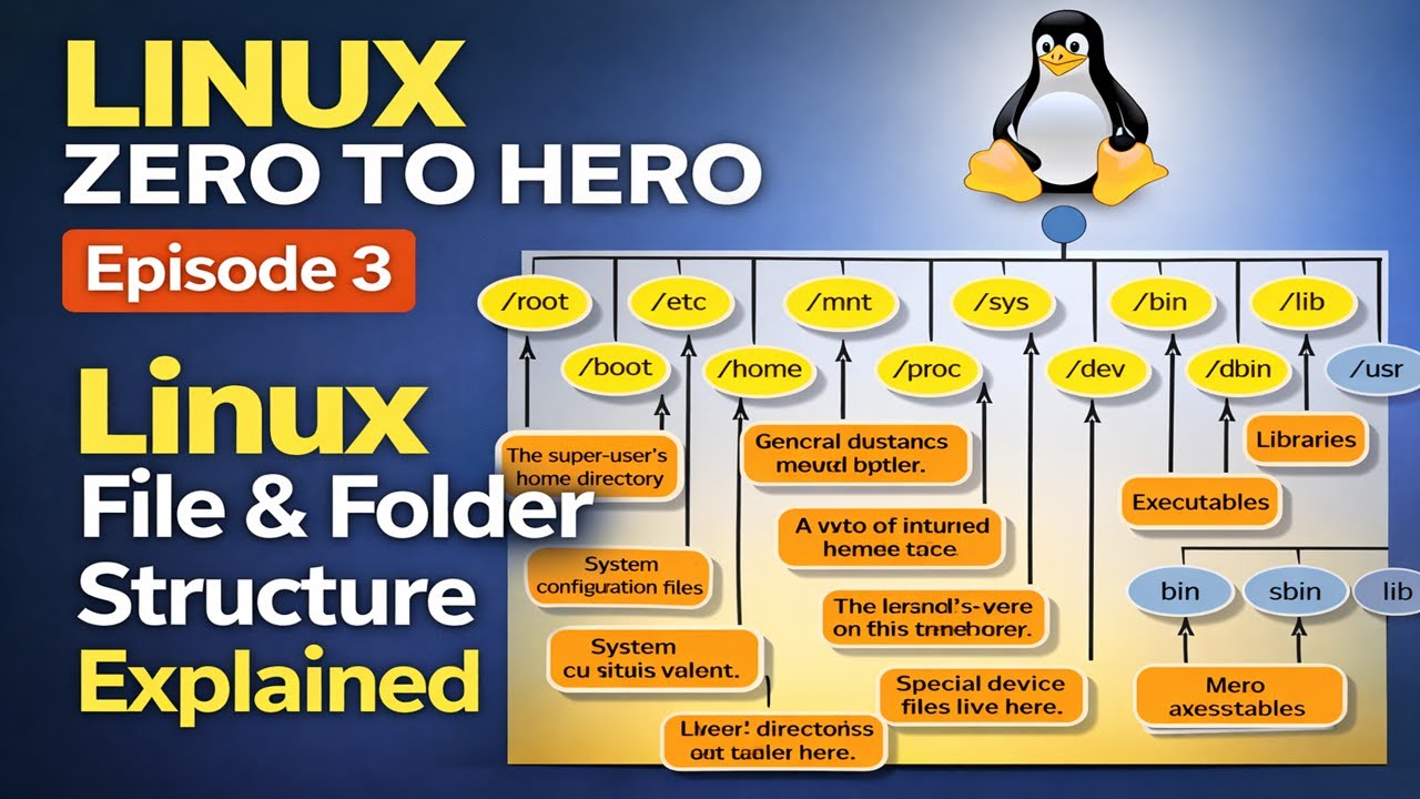Структура каталогов Linux: объяснение | /home, /etc, /usr, /var/log | Эпизод 3 | Linux: от нуля д...