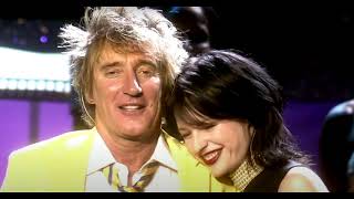 Video thumbnail of "Rod Stewart ft Amy belle   I Don't Want To Talk About It Lyrics"