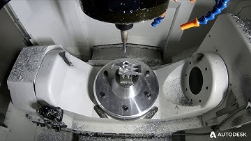 Getting Started With 5-Axis - PowerMill and Okuma Genos M460V 5AX - Hook Bracket