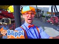 Blippi Visits an Amusement Park and Learns Colors | Blippi | Learning Videos for Kids