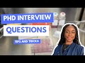 How I Prepared For My PhD Interview The Questions I Practised 