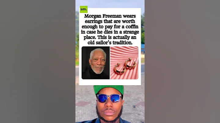 Morgan Freeman’s Sailor Tradition: Why His Earrings Could Buy His Coffin ⚓⚰️ #shorts #morganwallen