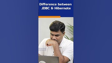 Java Interview Question | Difference Between JDBC & Hibernate | #shorts #kiransir