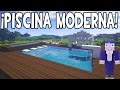 CÓMO HACER UNA PISCINA MODERNA EN MINECRAFT