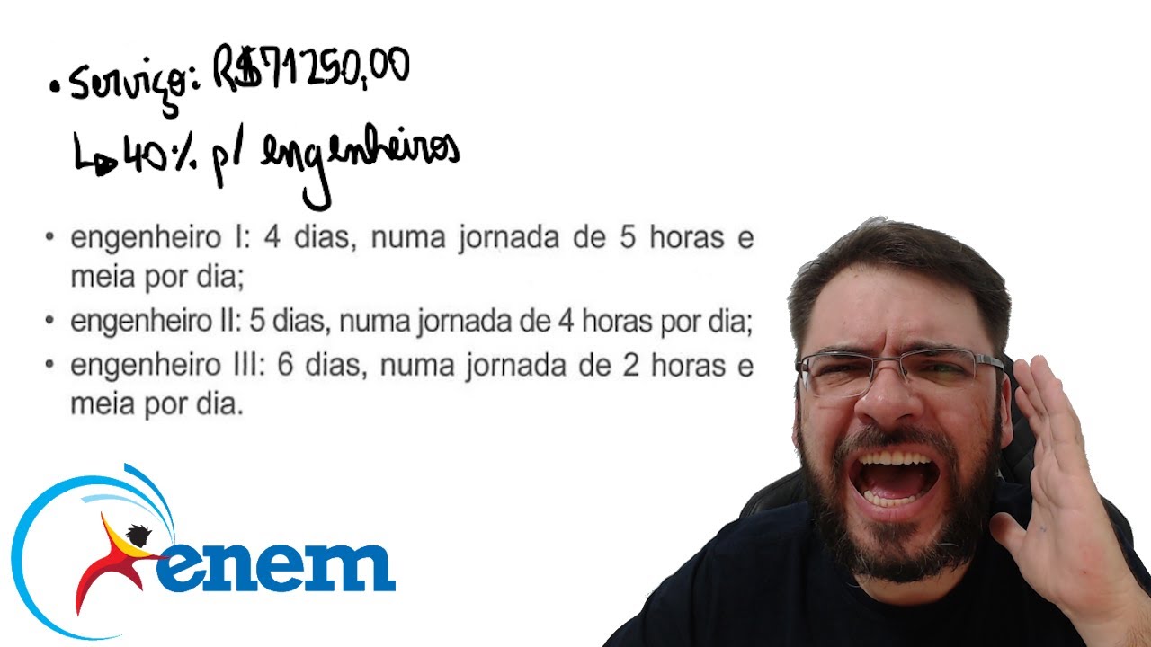 ENEM/2024 Uma empresa de engenharia foi contratada para realizar um ...