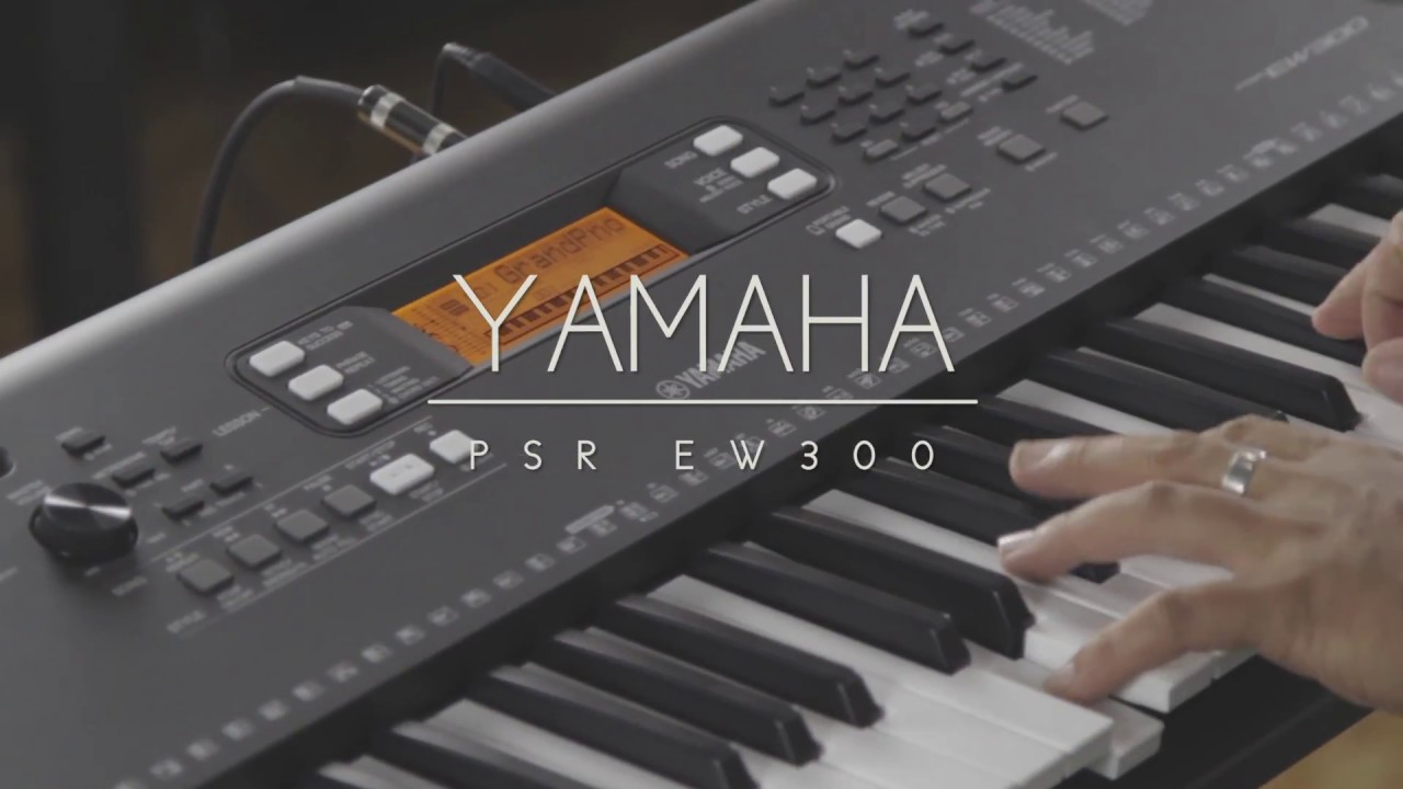 Demo // Yamaha PSR EW300 - YouTube