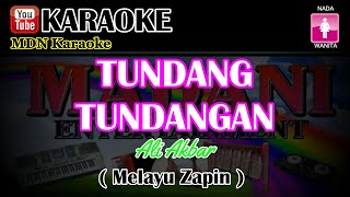 TUNDANG TUNDANGAN Karaoke Nada Wanita - 12 pantun (Zapin Asalan) @MADANI.Keyboard