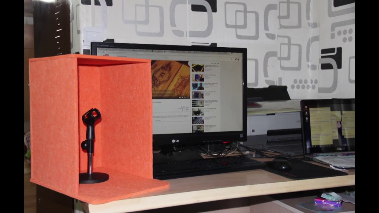 How To Make A Microphone Isolation Box Audio Recording YouTube