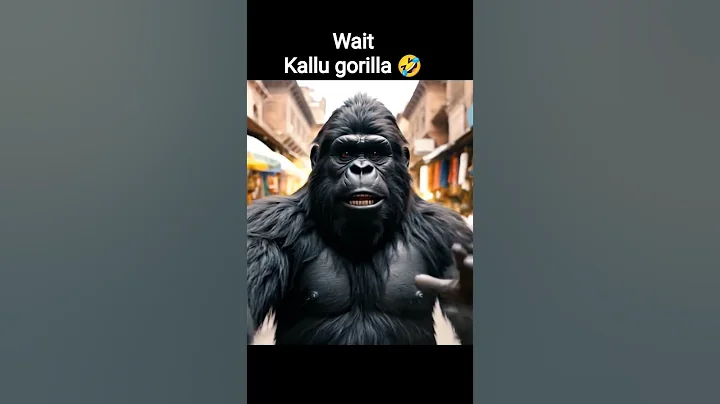 Kallu vlogger Gorilla Veo 3|| #shorts #vlog #veo3
