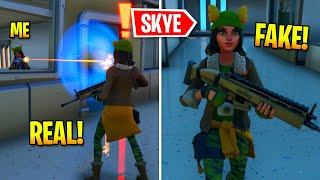 I Pretended To Be BOSS Skye In Fortnite