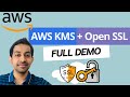 How to encrypt/decrypt data with AWS KMS and OpenSSL?